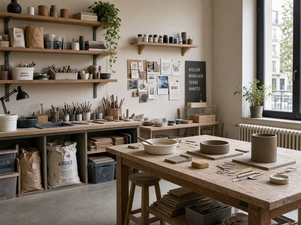About the Clay modeling / handbuilding workshops studio at Studio Tepefiagua